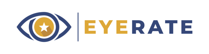 EYERATE LOGO WITH NAME