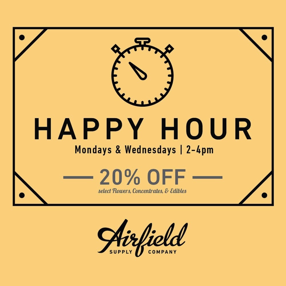 airfield supply dispensary happy hour