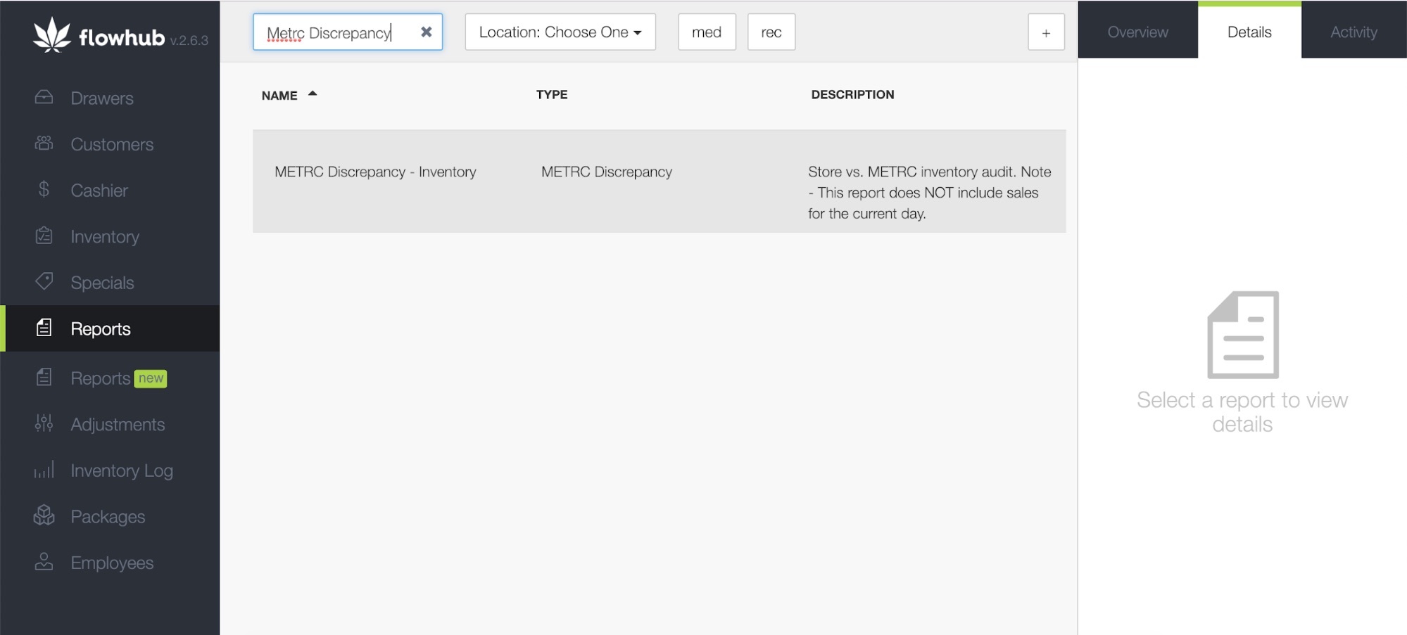 metrc discrepancy inventory report metrc discrepancy inventory report